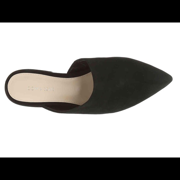 SALE Com & Sens Black suede mules — NEW in box - Picture 5 of 5